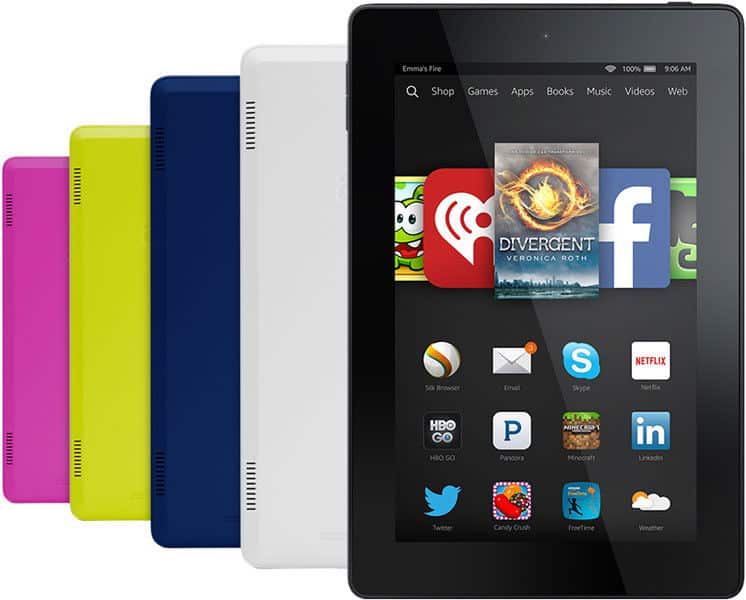 Five Apple iPad 10th Gen tablets: four rear views in pink, yellow, blue, white; one front view showing app icons on screen.