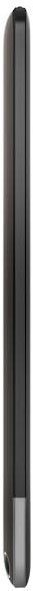 Elongated black pen or stylus with tapered design, shown vertically against white background