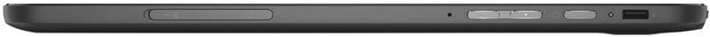iPad Pro rear view showing dark gray aluminum back with camera lens, speakers, and power button