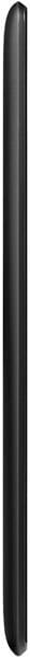 Black stylus pen, tapered design, front view