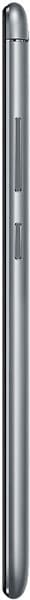 Stylus pen with gray metallic finish, cylindrical shape, shown from the side