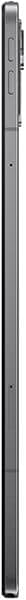 Slim black rectangular device shown edge-on, displaying a vertical row of small buttons and ports along its length