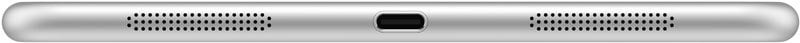 iPad bottom edge showing speaker grilles on both sides and a centered USB-C port