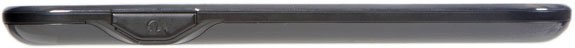 Rear bumper guard, black, curved tubular design, front view