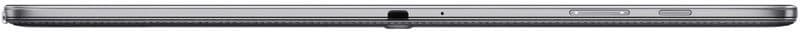 Samsung Galaxy NotePro tablet, rear view, showing gray metallic back panel with camera and speaker grille