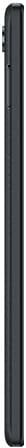 Black rectangular power bank with textured surface and side button