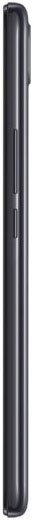 Alcatel 3V (2019) side view showing the phone's profile with curved edges and dark finish