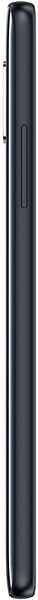 Alcatel 3V smartphone shown from the side, displaying its slim dark profile with volume and power buttons visible along the edge