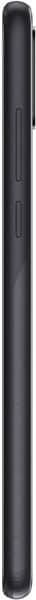 Alcatel 3X (2019) smartphone shown from the side, displaying its slim dark gray profile with physical buttons along the edge