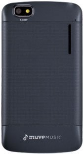 Alcatel Authority phone, rear view, showing dark textured back panel and camera lens