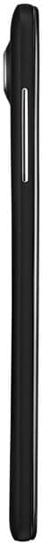 Alcatel One Touch Idol Ultra, side view, black smartphone with slim profile and chrome accent stripe