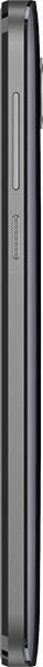 Alcatel REVVL smartphone shown from the side, displaying its slim black profile and metallic frame