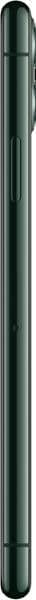 Apple iPhone 11 Pro Max, rear view, in midnight green