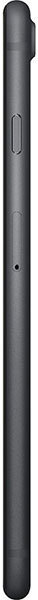 Apple iPhone 7 Plus rear view, black, showing camera lens and mute switch