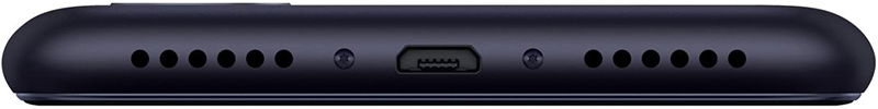 Asus ZenFone 4 Max 5.5 bottom edge showing speaker grilles and micro-USB port