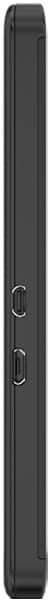 BlackBerry Z10 side view showing edge profile with control buttons