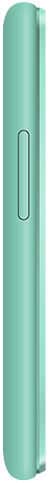 BLU Advance 4.0L phone, side view, in mint green color