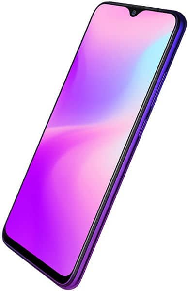 BLU G9 Pro front view with gradient pink and purple display, waterdrop notch, and purple frame