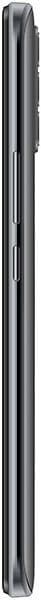 BLU G91 Pro smartphone, side view, displaying the phone's narrow profile and dark gray finish