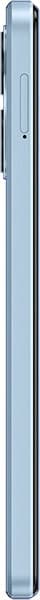 BLU G93 smartphone, side view, in light blue finish