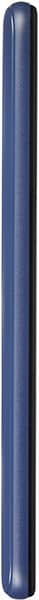 BLU View 3 smartphone shown from the side in midnight blue color