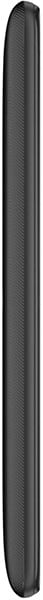 Coolpad Legacy S, side view, black slim smartphone with textured back panel