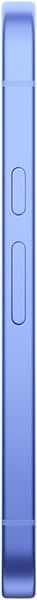 Google Pixel 10a rear view in periwinkle blue, showing camera module and buttons along the spine