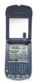 Handspring Treo 180 smartphone with screen displayed, showing its compact design with physical QWERTY keyboard and small display screen
