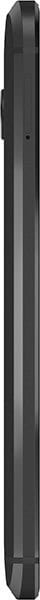 HTC 10 smartphone, side view, black