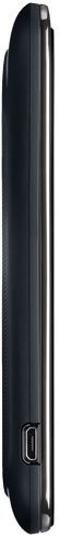 HTC Droid Incredible 4G LTE smartphone shown from the side, displaying its slim black profile with visible ports and buttons