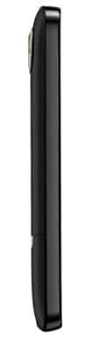 HTC HD7 smartphone shown from the side, displaying its thin black profile and curved edges