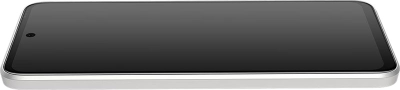 HTC U23 Pro front view, silver and black smartphone with dark display screen