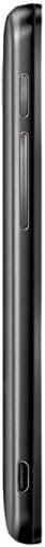 Huawei Ascend G510 smartphone shown from the side, displaying its dark curved profile and button placement