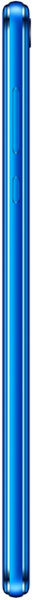 Huawei Honor 9 Lite, rear view, in blue with glossy finish and dual camera setup at top