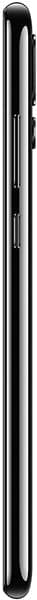 Huawei P Smart+ (2019) rear view, black smartphone with vertical camera module and power button on side