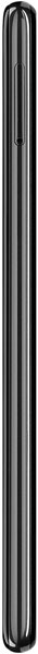 Huawei P20 rear view, black smartphone with vertical camera lens and minimalist design