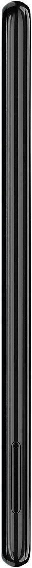 Huawei P20 Pro rear view, showing black glass back with vertical camera lens arrangement and antenna band