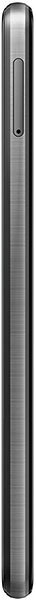 Huawei P8 Lite (2017) smartphone shown from the side, displaying its slim profile and dark gray finish