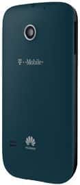 Huawei U8651S phone rear view, dark teal casing with camera and Huawei logo visible