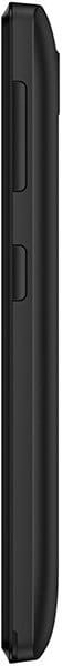 Side view of a black device, likely a Lenovo A Plus phone, with two rectangular buttons and a subtly curved profile.