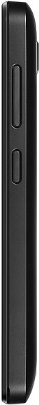 Lenovo A319 phone, side view, showing black textured surface with volume controls