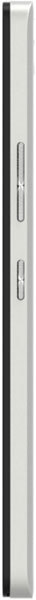 Lenovo A7000 smartphone, rear view, showing white and black casing with side buttons