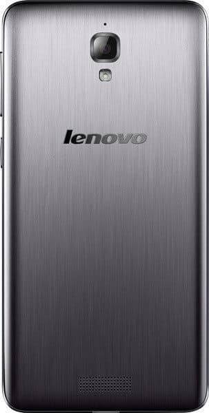 Lenovo S660 rear view, showing brushed metal back panel, camera lens, and Lenovo logo