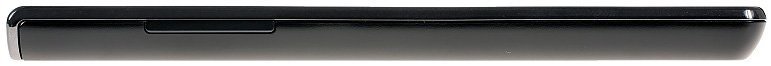 LG Optimus Select smartphone, top edge view showing speaker slot and power button