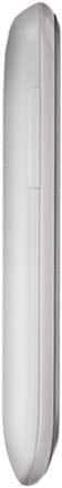 LG Aspire phone, side view, silver finish
