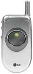 LG C1300 flip phone, front view, closed position with antenna extended
