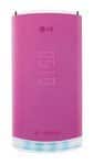 LG dLite pink mobile phone, front view