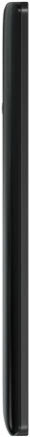 LG G Vista smartphone, side view, black finish
