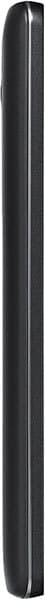 LG G3 Stylus phone, side view, showing slim black profile with centered seam