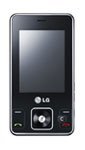 LG KC550 mobile phone, front view, with small display screen and physical keypad